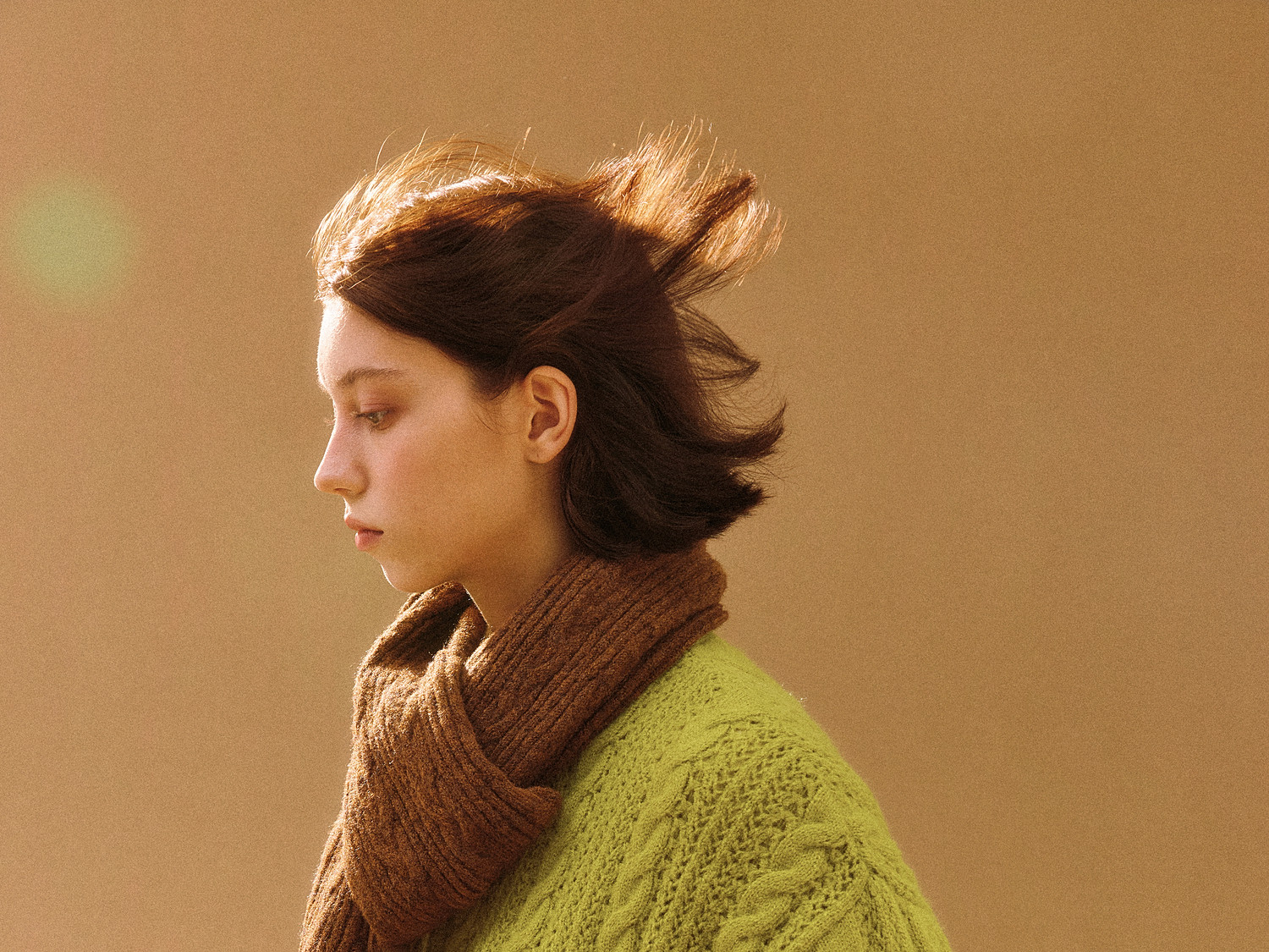 FPA Cable-Knit Color-Block Cardigan