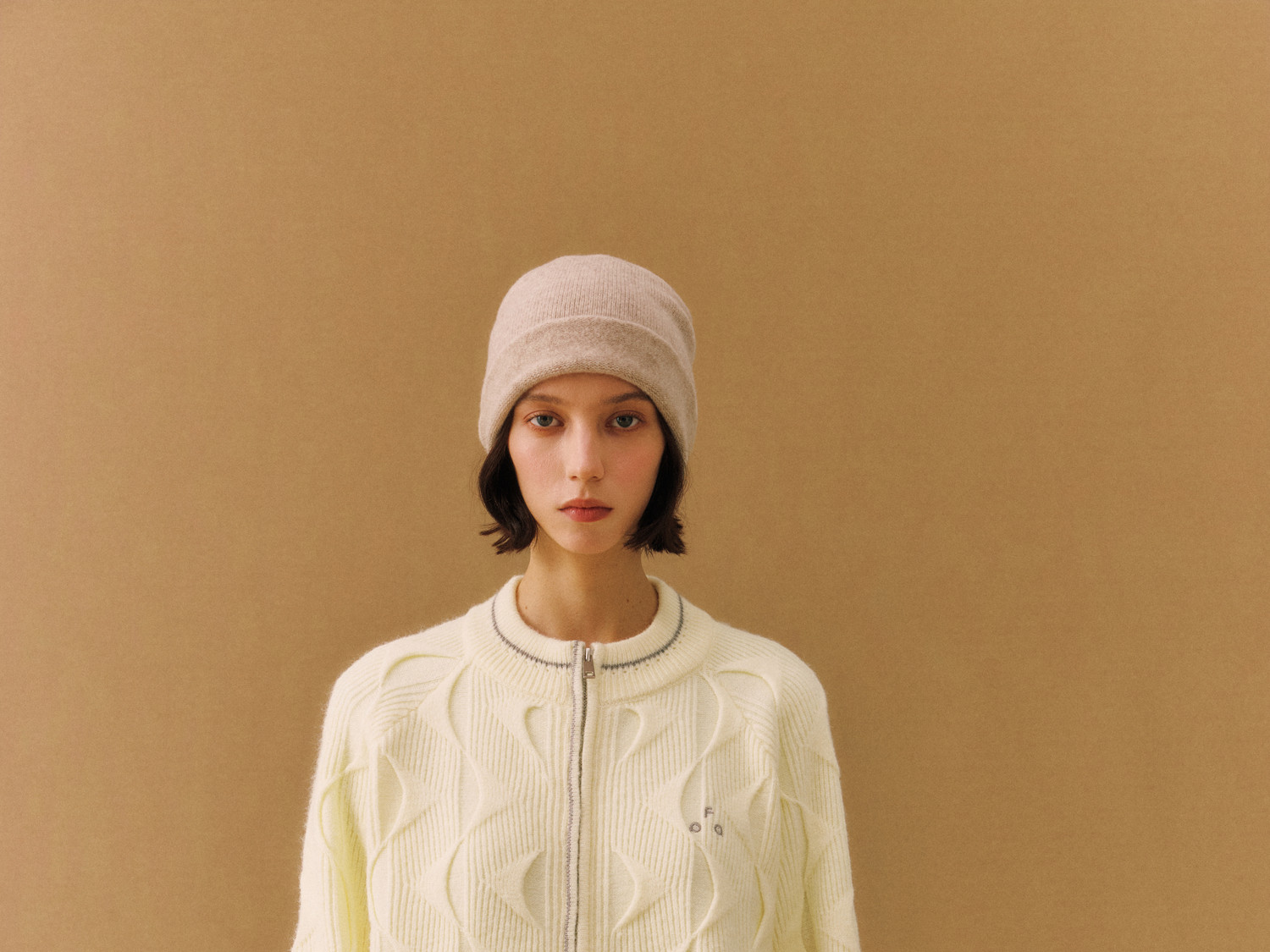 FPA Cable-Knit Zip-Up Sweater