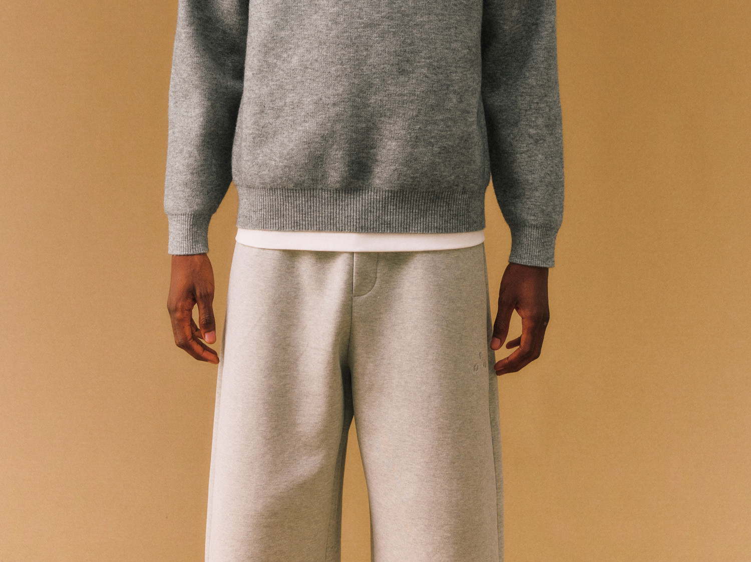 FPA Jacquard Crew Neck Raglan Sweater