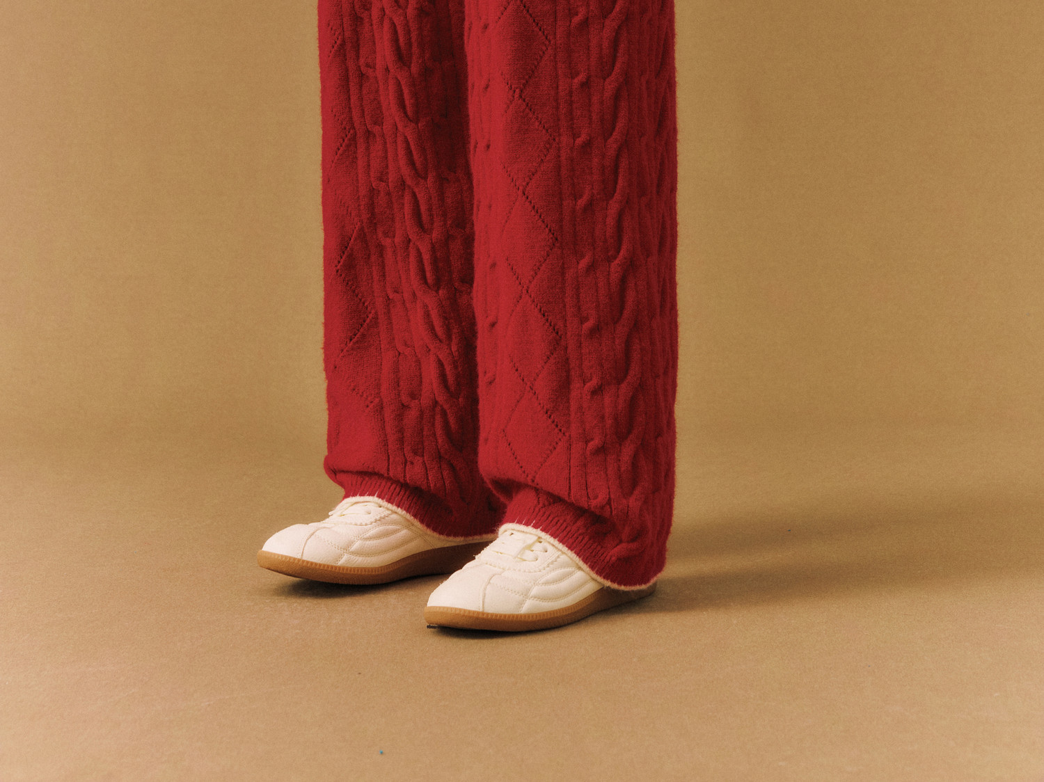 FPA Straight-Leg Cable-Knit Pants