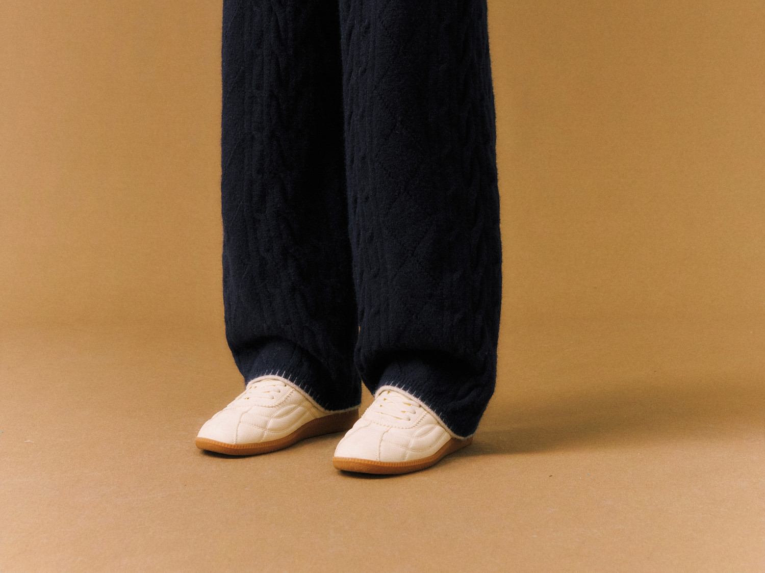 FPA Straight-Leg Cable-Knit Pants