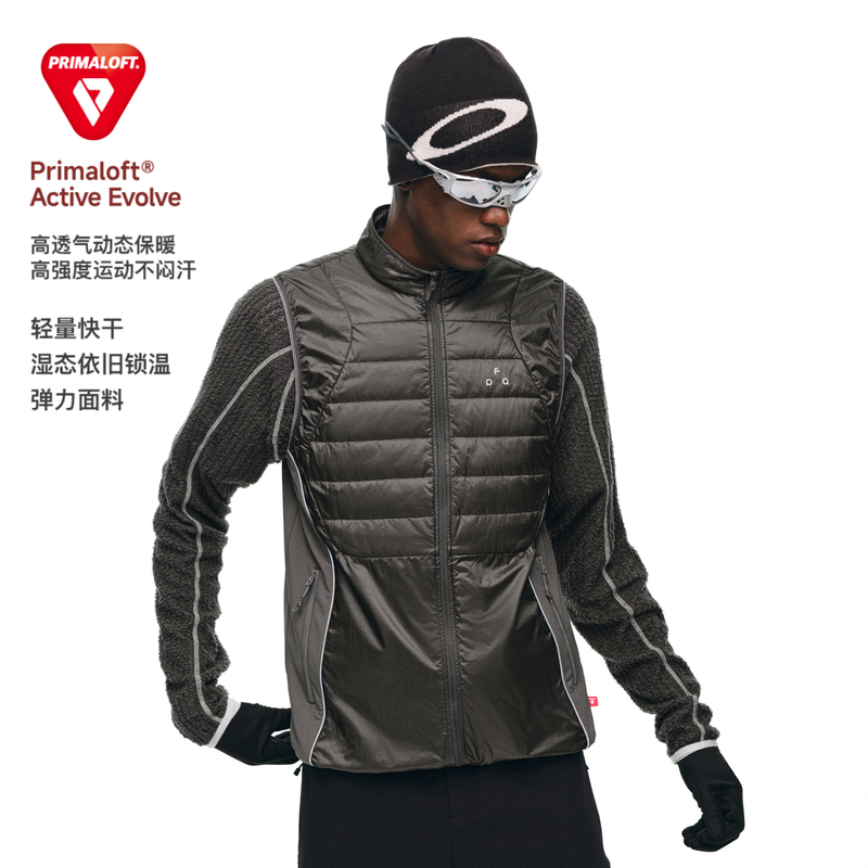 Fpa P Cotton Fleece Patchwork Sports Vest Fpa P Cotton Fleece Patchwork Sports Vest
