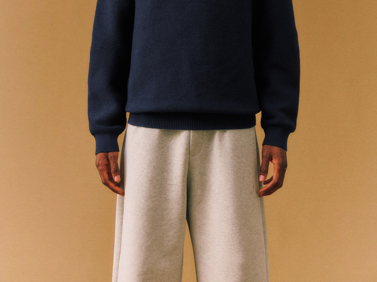 FPA Openwork High-Neck Pullover Sweater