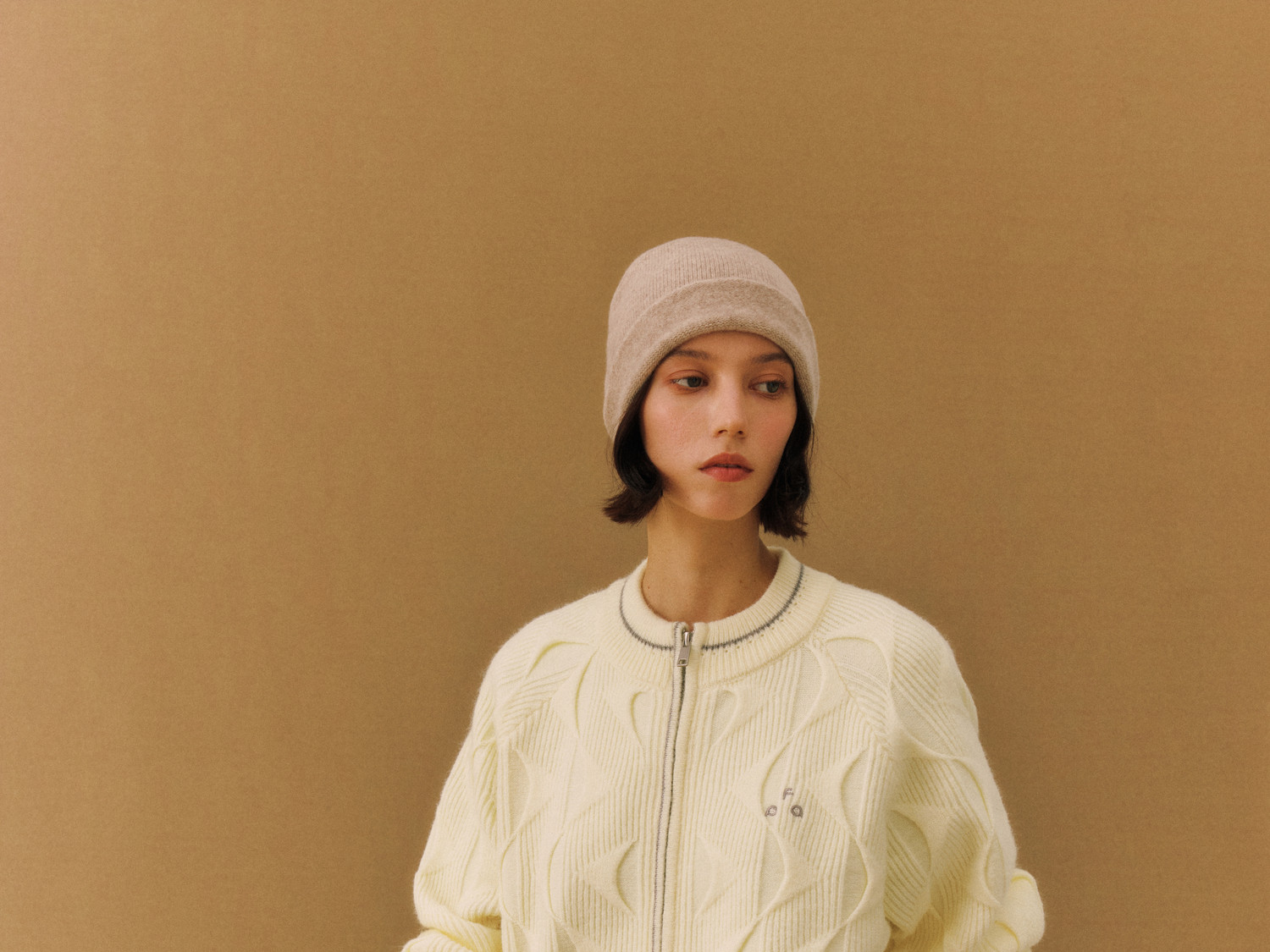 FPA Cable-Knit Zip-Up Sweater