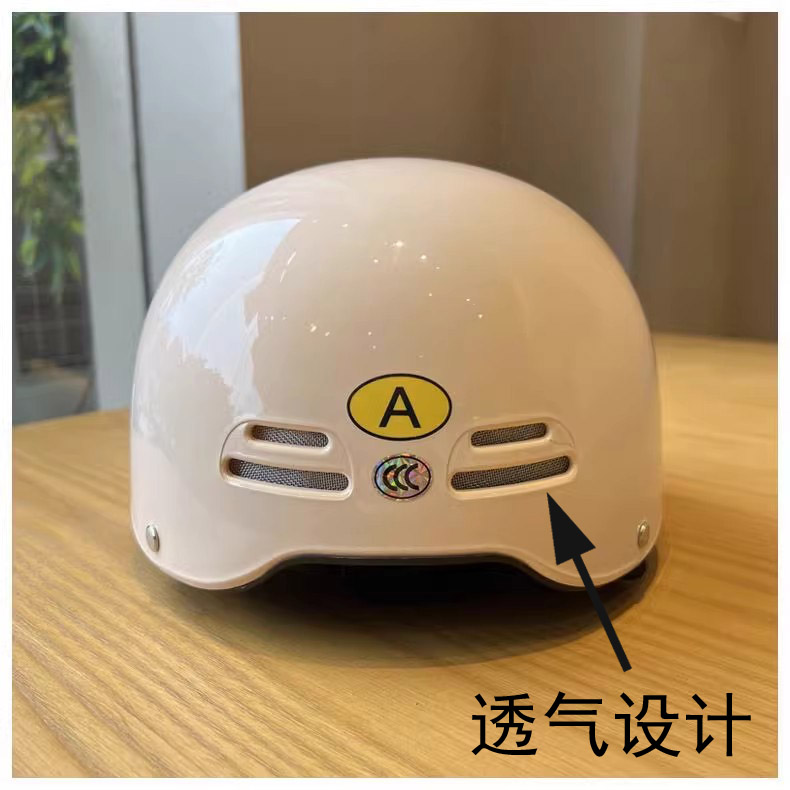 New C-Certified Electric Vehicle Sun Protection Helmet, Duckbill Cap, Half Helmet, Unisex Motorcycle and Electric Scooter Safety Helmet