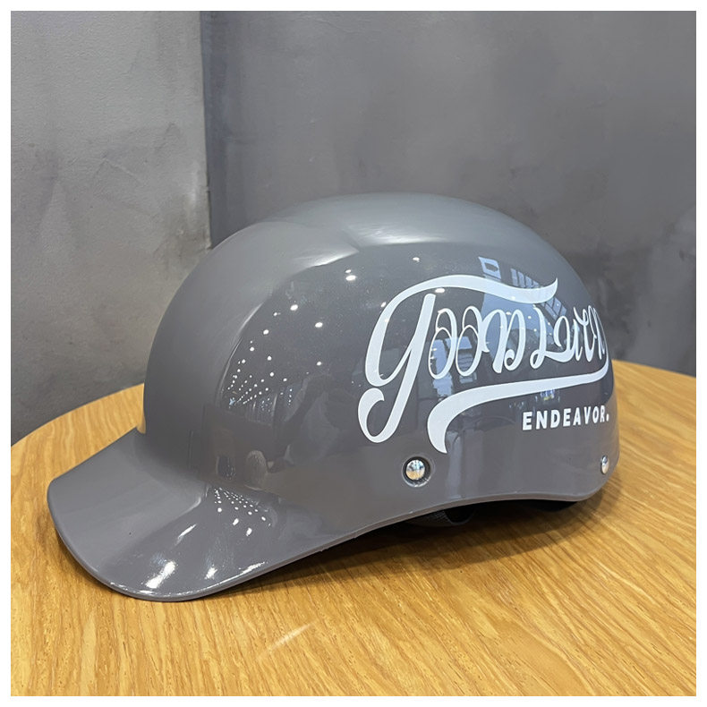 Retro Duckbill Helmet for Electric Vehicles, Motorcycles, and Motorbikes, C-Certified, Sun Protection, Unisex, Trendy, Summer Half Helmet, Safety Helmet