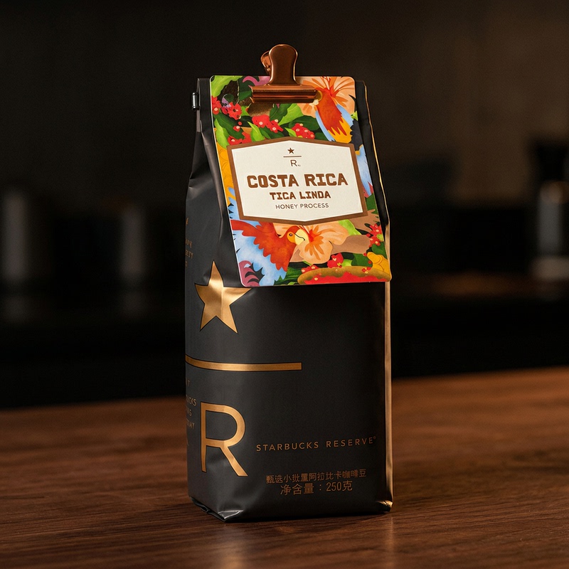 Free Shipping 2026 Starbucks Reserve Costa Rica Ticalinda Honey Processed Coffee Beans Grape Raspberry 250g Free Shipping 2026 Starbucks Reserve Costa Rica Ticalinda Honey Processed Coffee Beans Grape Raspberry 250g