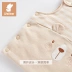 W bé vest mùa thu và mùa đông trẻ em cotton mật phim hoạt hình vest nam và nữ bé ấm áp cotton dày vest - Áo ghi lê Áo ghi lê