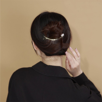 Smile Pearls Hairpin Clip rear Clip Rear Brain Spoon South Korea 2022 Online Red Burst Minimalist Advanced Design Sensation Hair Accessories