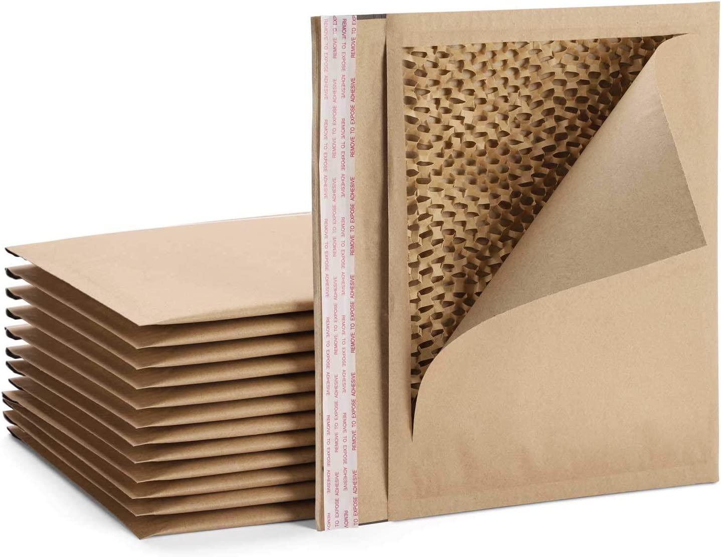 Honeycomb Kraft Paper Envelope Bag Express Liner Protection Buffer Packaging Paper Bag Kraft Paper Express Envelope