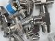 304 stainless steel external thread tee 1/4 3/8 outer wire inner wire high pressure C-shaped flare taper joint