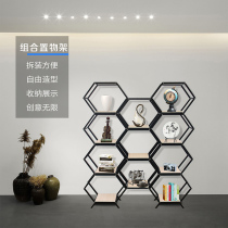 Creative shelf Tea display stand Partition display display stand Handicraft display cabinet exhibition display stand Pillow display stand