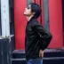Mùa thu đông 2018 mới cát sỏi da lợn nam da cổ áo cổ áo phiên bản Nhật Bản áo khoác da đồng phục bóng chày áo khoác lót lông Quần áo lông thú