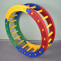 Kindergarten toy training equipment 1 4 round balance board sensory system balance beam 1 4 round accessories