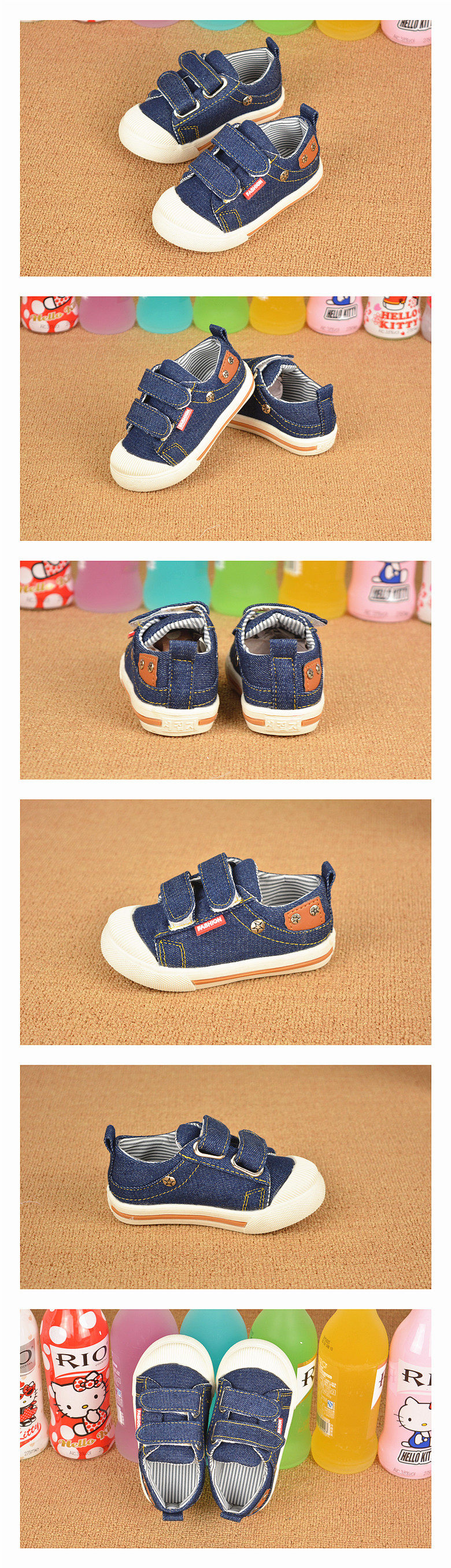 Chaussures enfants en autre pour printemps - semelle caoutchouc - Ref 1040216 Image 14