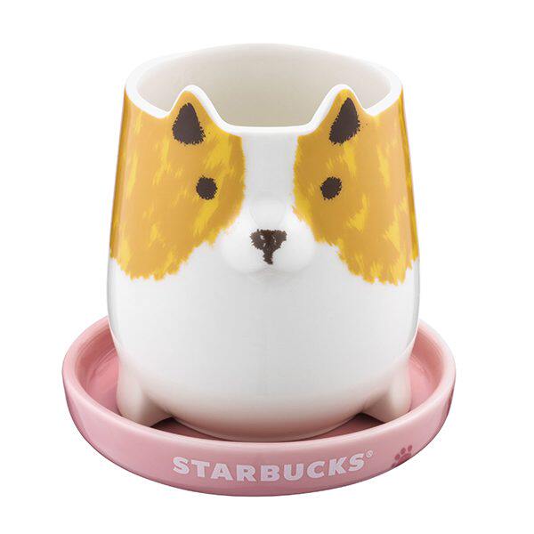 No Taiwan Starbucks 10oz Year of the Dog Mug Plate Set