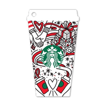 Taiwan Starbucks Christmas story accompanying card