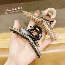 Hong Kong Hair Accessories Water Drill Hair Clip Womens Disc Hair Grip Shark Clip Elegant Temperament Travel Card Grip Clip Tide