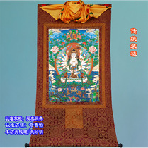 3 sizes alternative zhun ti fo mu Gold Cloth printed thangka zhun ti Guanyin high-definition fo hua like