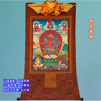 3 sizes for Ming Buddhas mother gold thread cloth printing Thangka Gulu Huairou Buddha mother super clear painted portrait