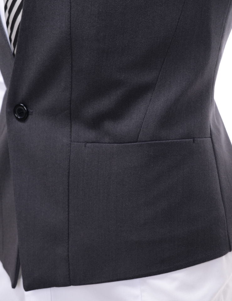 Hàn Quốc mua áo cưới mỏng kết hợp áo ngực có nút đơn đẹp trai kinh doanh áo vest nam chuyên nghiệp - Áo thể thao áo khoác anta