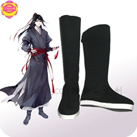 Magic Taoist cosplay Wei Wuqi COS giày màu xanh quên máy COS giày Jinling Jiangcheng cosplay cosplay tùy chỉnh phụ kiện cosplay