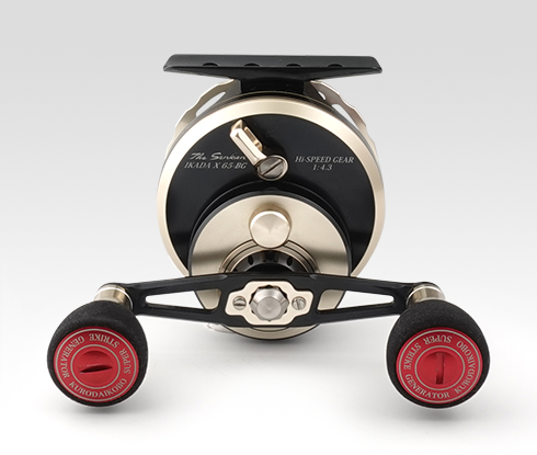 日本黑鯛工房カセ筏師THE Senkan IKADA X 65-BG GG筏竿輪無泄力