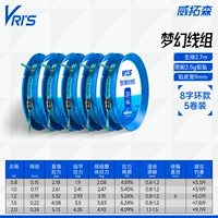 2,7 метра [Импортированный оригинальный шелковый супер сильный сила тяги] 8 -Шравному циклу 5 объемов