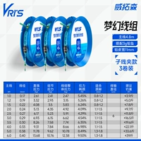 4,8 метра [импортируемая оригинальная шелковая супер сильная сила тяги] 3 объема подгруппы зажимов