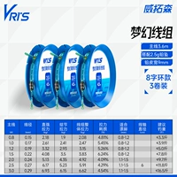 3,6 метра [импортируемая оригинальная шелковая супер сильная сила тяги] 8 -Шрацкая петля 3 объемы