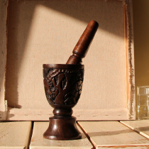 Imported from South Africa handmade wood carvings tampers African handicrafts
