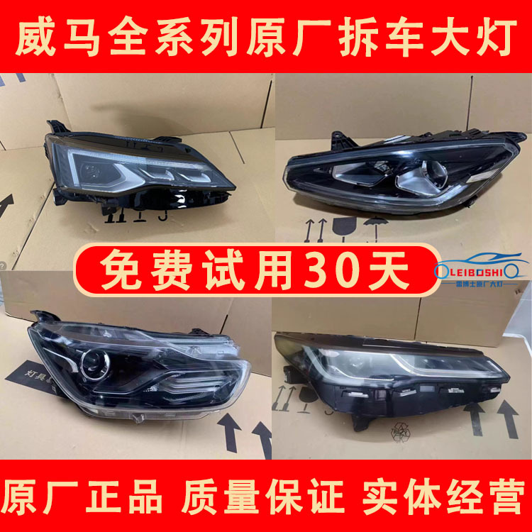 Suitable for Wimar W6 Ex6 E5 Ex5 Original Disassembly Headlight Assembly Original Led Headlight Suitable for Wimar W6 Ex6 E5 Ex5 Original Disassembly Headlight Assembly Original Led Headlight
