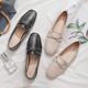 Women's Loafers 2025 Spring and Autumn New Style Flat Slip-On Shoes British Retro Small Leather Shoes Versatile Single Shoes