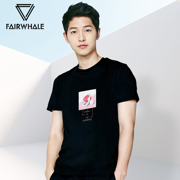 Mark Fairwhale 马克华菲 纯棉印花 男式短袖T恤 天猫优惠券折后￥98包邮（￥138-40）2色可选