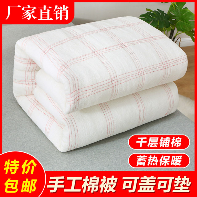 Cotton cotton quilt student dormitory mattress quilt single cotton quilt quilt core spring, autumn and winter quilt thickened 10 Jin [Jin equals 0.5 kg] quilt