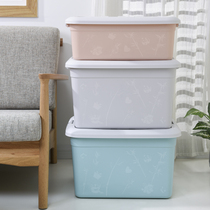 Thickened large plastic storage box household clothing finishing box large capacity bed bottom storage box storage box with lid