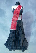 AC belly dance professional imported Egypt Assuit string of beads decorated with extra-long waist chain EW17-02SC multicolor