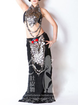 AC Belly Dance Professional Import Tribal Performance Base Accessories Big Coin Metal Necklace AJ07-07 Gold and silver Color