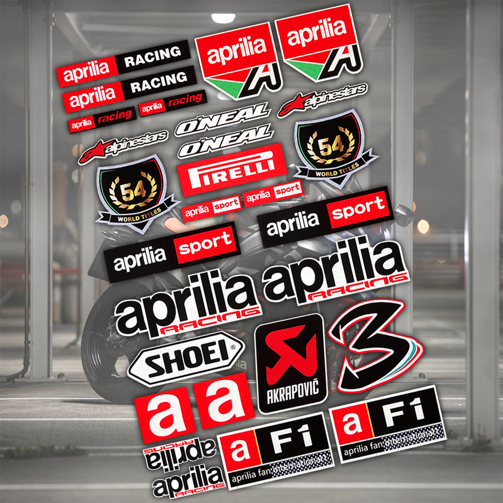 Reflective Aprilla Apulia locomotive sticker GPR125 150RSV4 personality retrofit applie waterproof