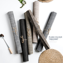 Steak mat waterproof and oil-proof wash-free pvc hotel western restaurant northern Europe modern and simple home