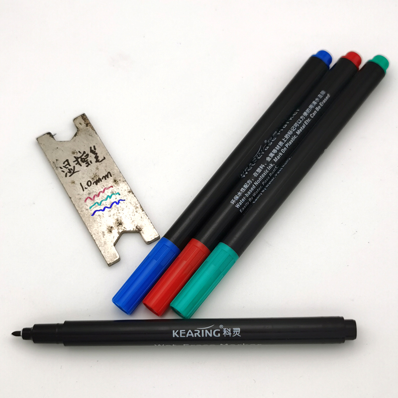 Keling water-soluble marker pen PCB wet wipe pen wet cloth wipeable pen AOI water-based environmental protection ink temporary marker pen