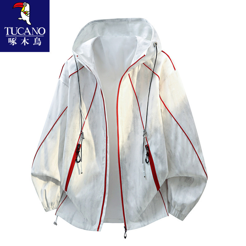 Woodpecker Work Jacket Men's Spring and Autumn New Style Windbreaker Jacket for Teenagers, Stylish Boys' Autumn Top Woodpecker Work Jacket Men's Spring and Autumn New Style Windbreaker Jacket for Teenagers, Stylish Boys' Autumn Top