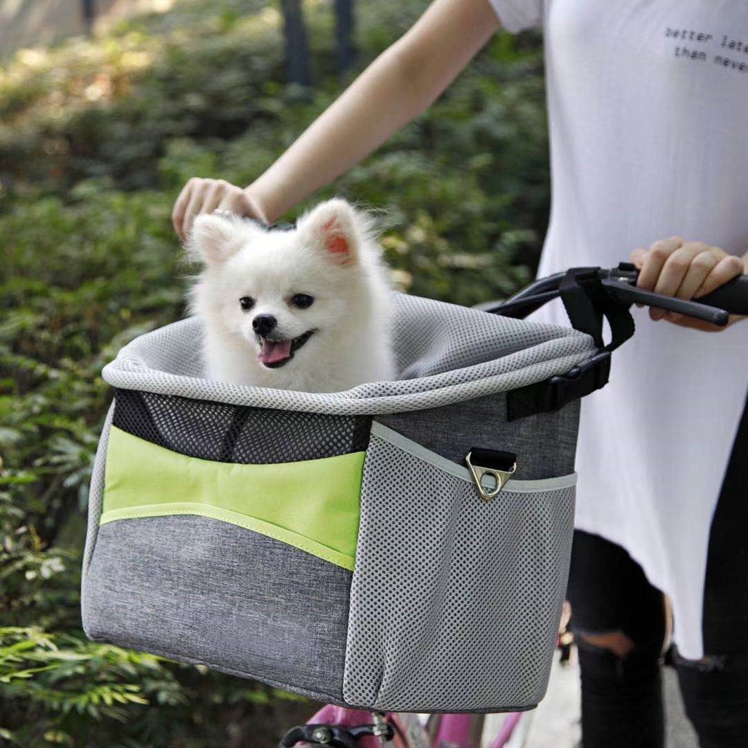 Pet Portable With Bag Bike Car On-board Pet Bag Bike Basket Cat Nest Bag Electric Car Minima Black