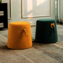 Creative short stool into the family changing shoes stool for home living room sofa stool tea table chair personality folk accommodation small stool ins