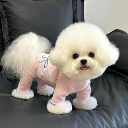 Dog Clothes, Summer Thin Belly-Protecting Clothes, Pet Four-Legged Clothes, Teddy, Bichon, Pomeranian, Small Size Dogs, Cat Pajamas