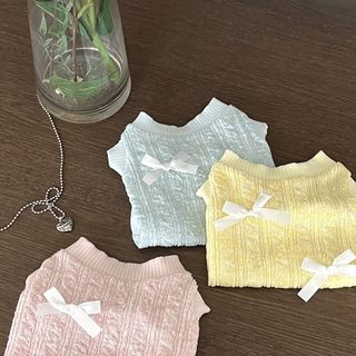 Dog Knitted Sweater Autumn Pet Clothes Teddy Bichon Small Dog Pomeranian Yorkshire Autumn Poodle Clothing