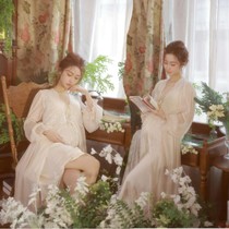 Photo studio maternity photo studio new style French oil painting style lace gauze skirt beautiful pure desire pregnant mom photography clothing