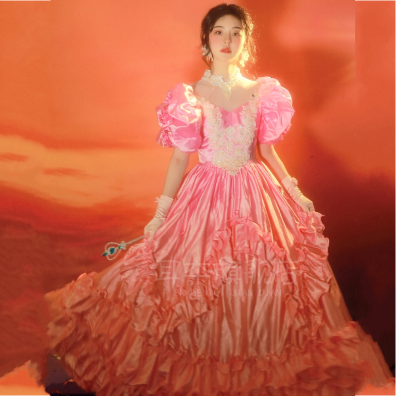  Average code+Pink wedding dress  