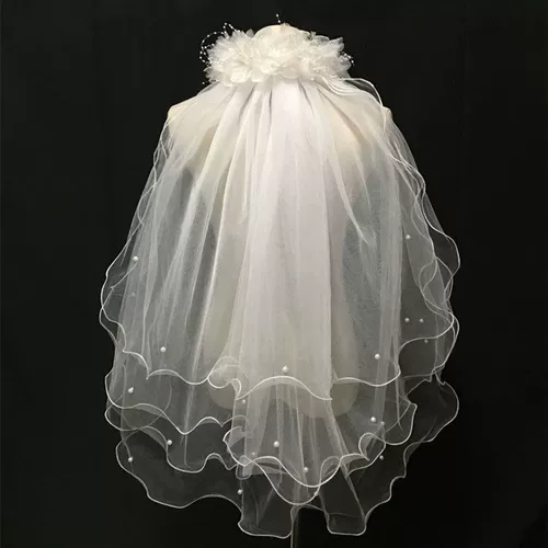 Ретро ободок для невесты, белый аксессуар для волос, в цветочек