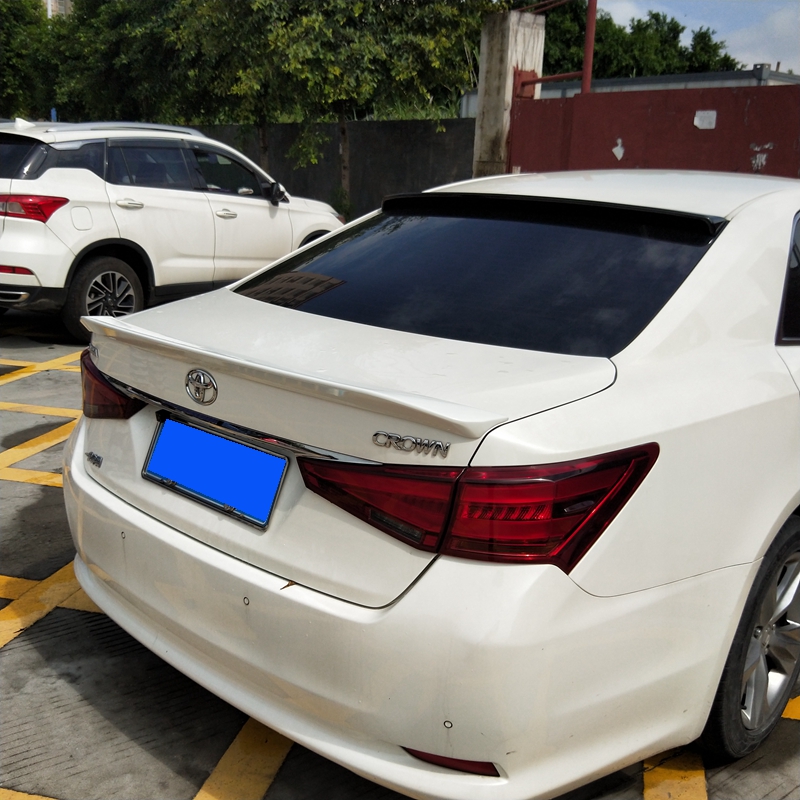 Áp dụng cho 2018 Toyota Crown Tail 15-18 Toyota Crown thế hệ thứ 14 sửa đổi vương miện đuôi gió xe ô tô